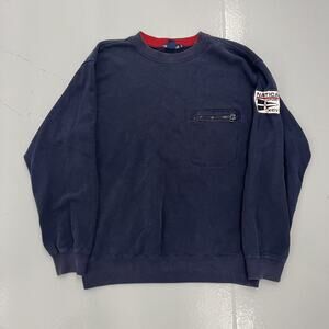 Vintage 90s Nautica Sport Navy Sweatshirt
